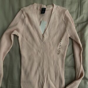 GAP Soft Pink Ribbed Bodysuit